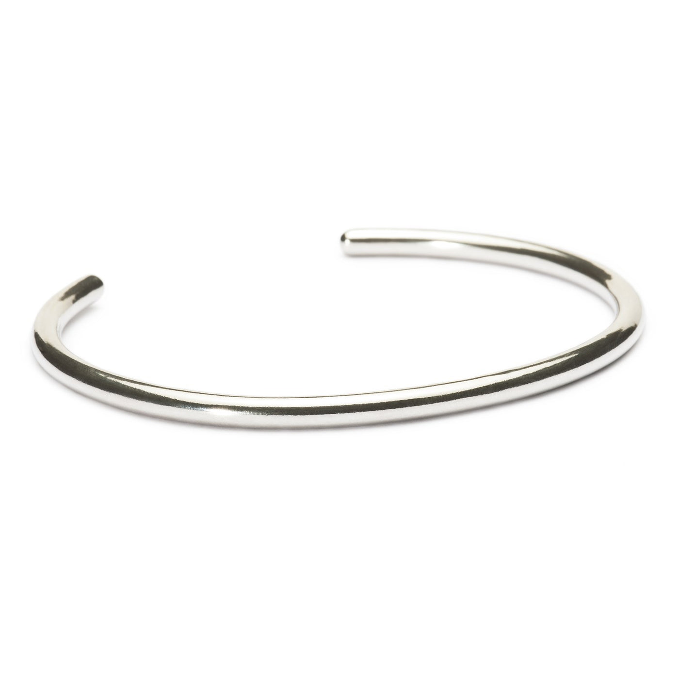 Sterling Silver Bangle with 2 x Oxidized Spacers